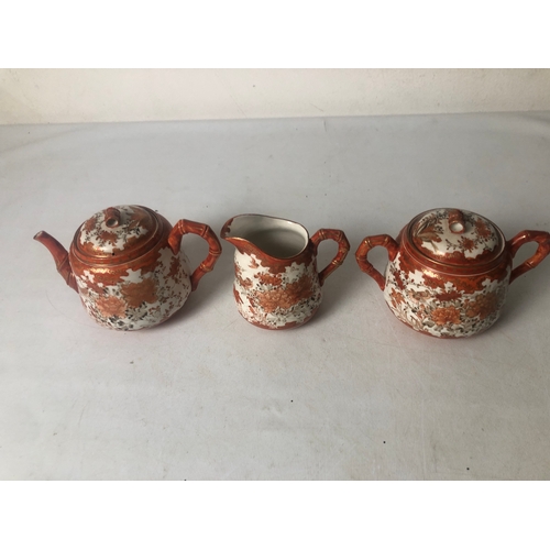 288 - 3 Pieces of Japanese tea service