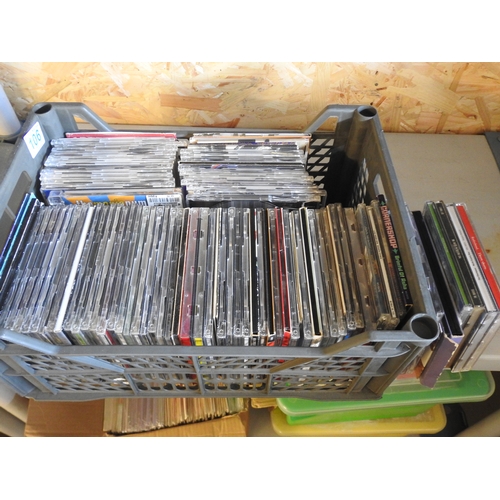 106 - Crate of CD singles
