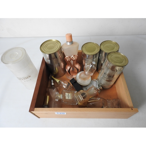 120 - Qty of purfume bottles
