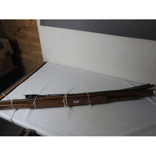 63 - Lot of Morris Minor traveller wood for estate