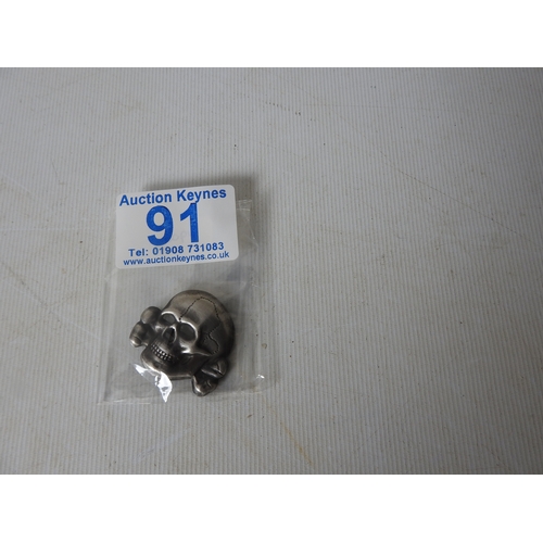 91 - Copy/replica SS, Skull badge