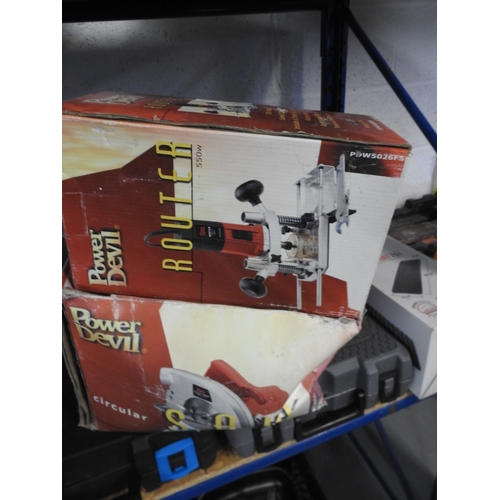 Power Devil router + saw