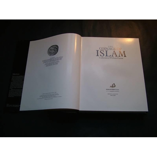 123 - The Coinage of Islam. Collection of W. Kazan.  Pub. William Kazan, Beirut, AH1404/CE1983.  4to, blac... 