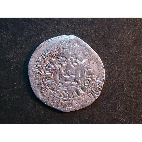 145 - FRANCE.  John II, “The Good” (1350-1364), Ar Blanc à l’épi, 25mm, 2.8g.  + BNDITV SIT NOMEN, &c…, IO... 