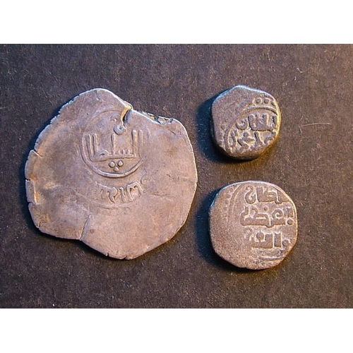 164 - ISLAMIC.  Khwarezm Shahs.  Ala-ud-din Muhammed ibn Tekesh, AH596-617 (=AD1200-20); Ar broad Dirhem, ... 