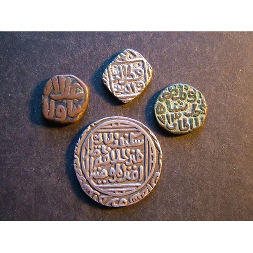 171 - INDIA.  Sultans of Delhi, the Khaljis.  ‘Ala al din Muhammed Shah II, AH695-715 (=AD1296-1316); Ar T... 