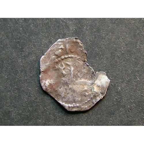 264 - Henry II (1154-1189).  Ar Penny, “Tealby” type, class C, S-1339, Good, large chip.