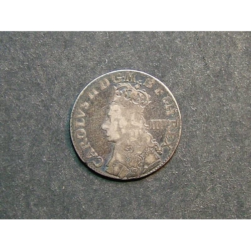 272 - Charles II (1660-1685).  Ar Groat, ND, Maundy issue, S-3383, NF