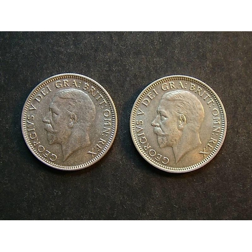 306 - Shilling.  1935 & 1936, AUNC  (2)