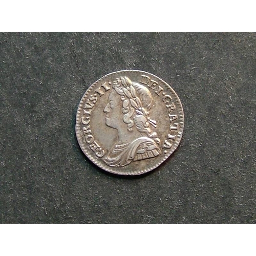 323 - Maundy.  George II (1727-1760).  2d, 1743/0, GVF