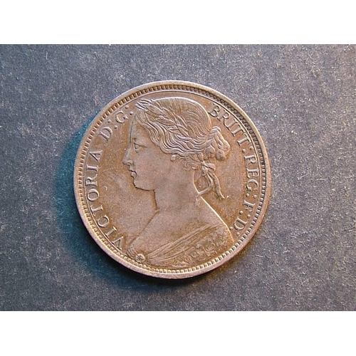 335 - Penny.  1873, obverse 6, reverse G, VF+