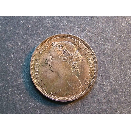 348 - Halfpenny.  1893, NEF, some original lustre.