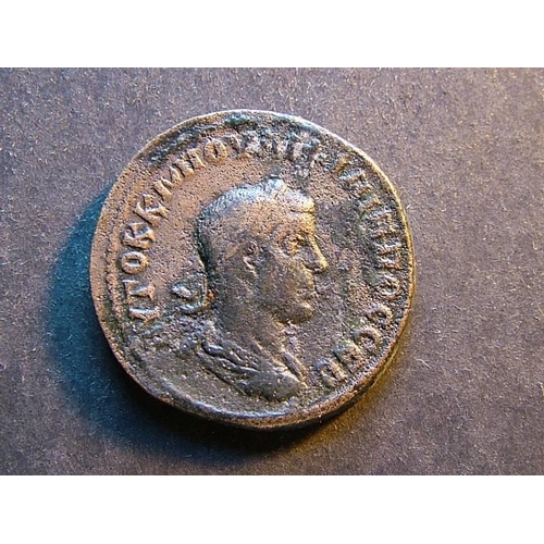 127 - ROMAN PROVINCIAL.  Philip II (AD244-249), AE28 of Antiochia ad Orontem in Seleucis & Pieria (Syria),... 