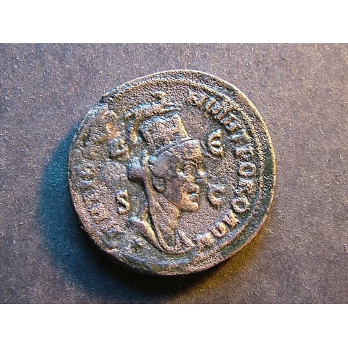 127 - ROMAN PROVINCIAL.  Philip II (AD244-249), AE28 of Antiochia ad Orontem in Seleucis & Pieria (Syria),... 