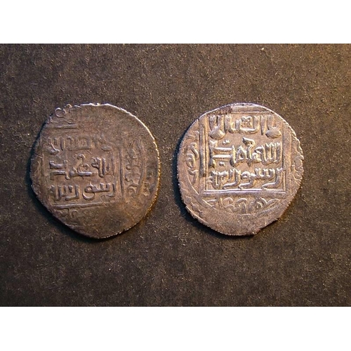 137 - ISLAMIC.  Muzaffarids, Shah Shuja ibn Mohammed, AH759-786 (=CE1358-86), Ar Triple-Dirhem, 2.8g, Kirw... 