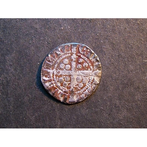 306 - IRELAND.  Edward I (1272-1307), Ar 1d, Dublin mint, S-6247, scratches, surface oxidation.