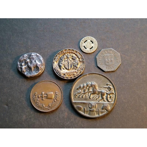 450 - World & GB.  Various, including Ankh Morpork, fantasy coinage produced for Terry Pratchett’s “Discwo... 