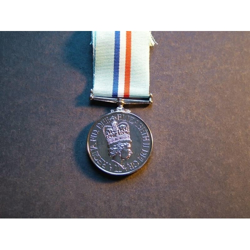 458 - Great Britain.  Rhodesia Medal, 1980, modern die-struck COPY, UNC, with ribbon.