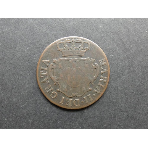 186 - AZORES.  Terceira Island.  10 Reis, 1830, KM6, VG