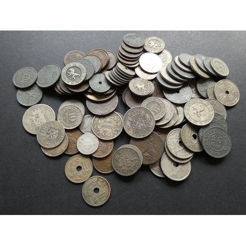 188 - BELGIUM.  Collection of modern minors, including 5 Centimes (1841, 1842, 1849 ek, 1850, 1853), 10c (... 