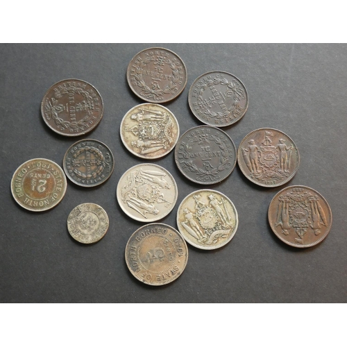 189 - BRITISH NORTH BORNEO.  ½ Cent (1891H), 1c (1882H, 1887H, 1888H, 1889H, 1890H, 1891H), 2½c (1903H), 5... 