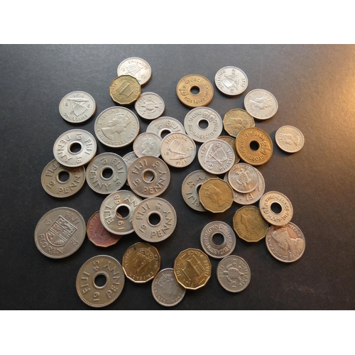 210 - FIJI.  Halfpenny (1952, 1954), Penny (1934, 1935, 1936 George V, 1936 Edward VIII, 1937, 1941, 1942s... 