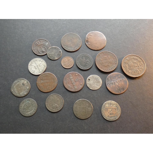 222 - GERMAN STATES.  Various, including Mecklenburg-Schwerin, 1 Pfennige, 1872B, KM316 and 1 Schilling, K... 