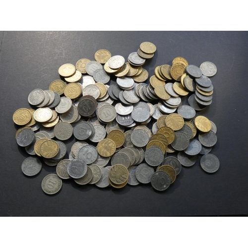 238 - GERMANY.  10 Pfennig, collection of all different dates/mintmarks, 1873 to 1945, including 1873C (gi... 