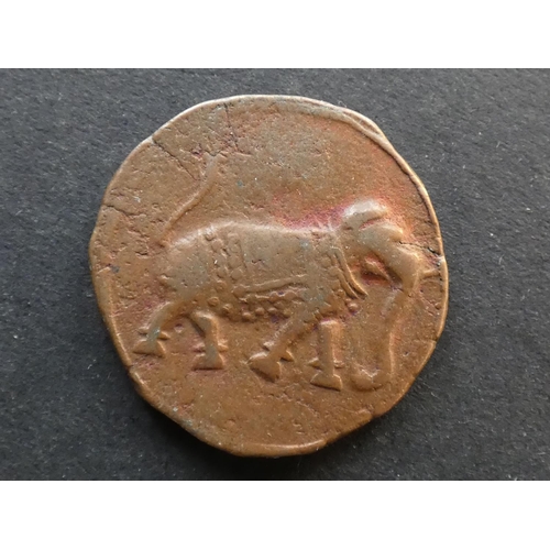 362 - INDIA.  Independent kingdom of Mysore. Tipu Sultan (1750-1799), copper Paisa, 10,4g, ND(1782-99), Pa... 