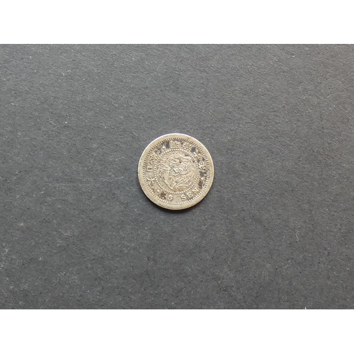374 - JAPAN.  5 Sen, Meiji Year 6 (1873), character “Sen” type II – not connected, Y22, NVF, eks.