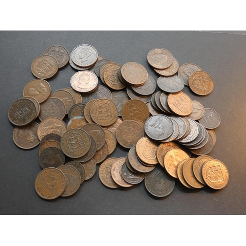 376 - JERSEY.  1/24 Shilling (1877H x4, 1888, 1894 x3, 1909, 1911, 1913 x2, 1923 first type x2, 1923 secon... 