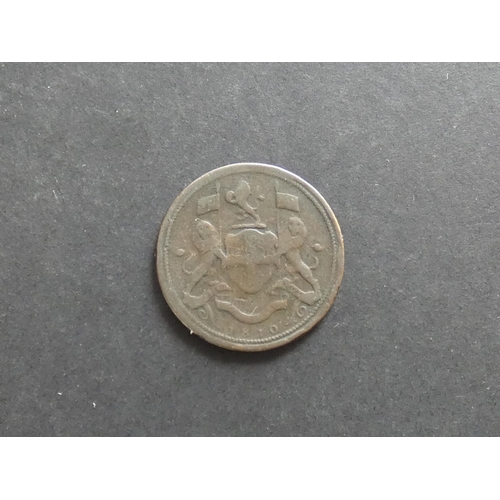 386 - MALAY PENINSULA – Penang.  1 Cent, 1810, KM14, VG