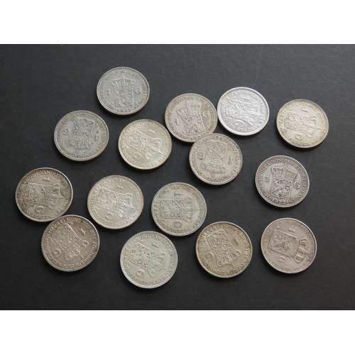 392 - NETHERLANDS.  1 Gulden; 1892, 1914, 1922 x2, 1923 x2, 1924 x2, 1928, 1929, 1930, 1931, 1938, 1939 & ... 