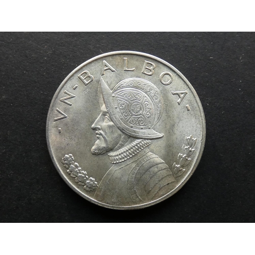 405 - PANAMA.  1 Balboa, 1947, KM13, EF+, light contact marks.