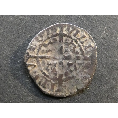 439 - SCOTLAND.  Robert II (1371-1390), Silver Penny, Edinburgh mint, star on sceptre handle, S-5145, VG, ... 