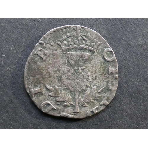 441 - SCOTLAND.  James VI (1567-1625), billon Groat of 8 Pence, OPPID EDINB, crowned shield / crowned this... 