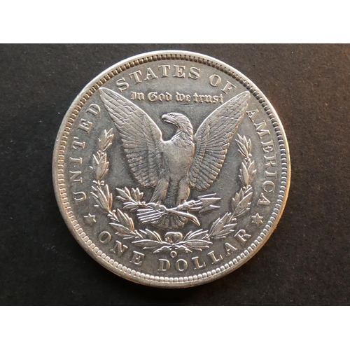 491 - UNITED STATES OF AMERICA.  1 Dollar, Morgan type, 1900o, New Orleans mint, KM110, VF+/VF, contact ma... 
