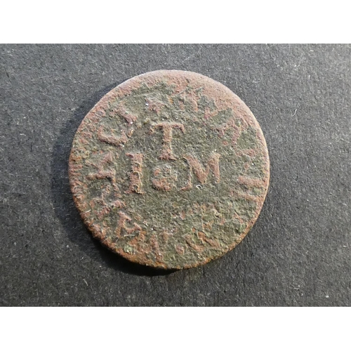 501 - TRADESMEN’S TOKENS – 17TH CENTURY.  England,  Norfolk, ¼d, Burnham Market, IOHN TVCKE IN, a sugar lo... 