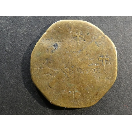 502 - TRADESMEN’S TOKENS – 17TH CENTURY.  England,  Northamptonshire, ½d, Peterborough, PETERBURG HALFE PE... 