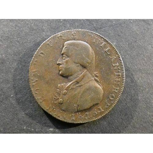 507 - TRADESMEN’S TOKENS – 18TH CENTURY. Scotland, Lanark, ½d, Glasgow, LET GLASGOW FLOURISH, shield of ar... 