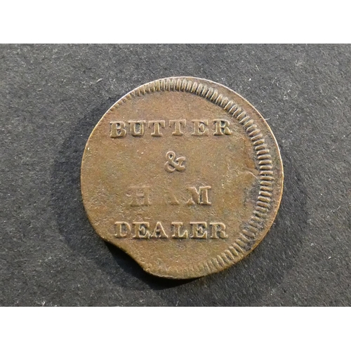 508 - TRADESMEN’S TOKENS – 18TH CENTURY. Scotland, Lanark, ¼d, Glasgow, W. McNEILAGE VICTUALLER ANDERSTON ... 