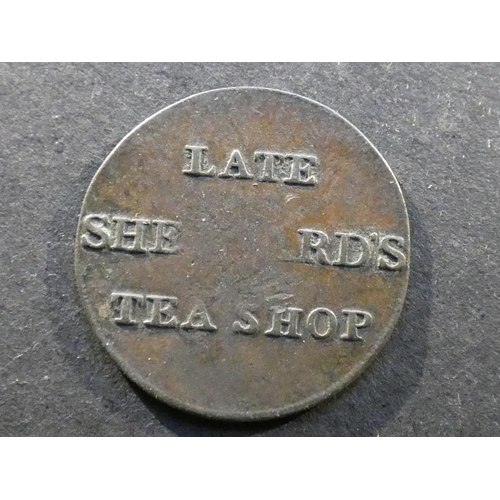512 - TRADESMEN’S TOKENS – 18TH CENTURY. Scotland, Lothian, ¼d, Edinburgh, R. HAVENS 83 SOUTHBRIDGE &c, SP... 