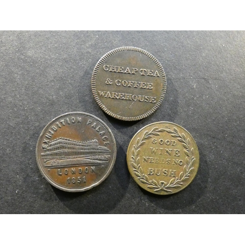 524 - TRADESMEN’S TOKENS – 19TH CENTURY, UNOFFICIAL FARTHING. England, Middlesex, London, BARRETT’S TEA WA... 