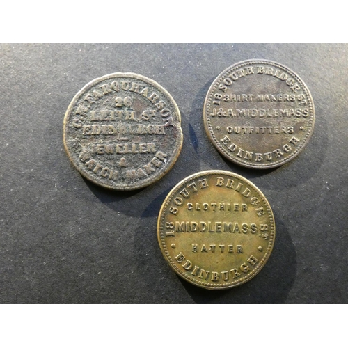 528 - TRADESMEN’S TOKENS – 19TH CENTURY, UNOFFICIAL FARTHING. Scotland, Lothian; C.H. FARQUHARSON 26 LEITH... 