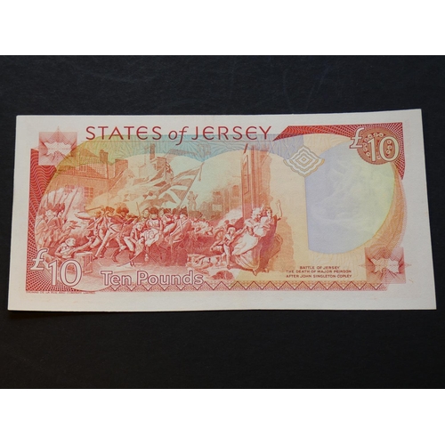 69 - JERSEY. £10, ND(1993-2000), sign. George Baird, replacement issue, serial number CZ017761, JE34a (P-... 