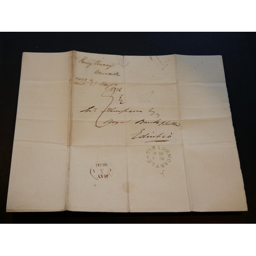 92 - BANKING EPHEMERA. Manuscript letter, Newcastle &c. District Bank (Henry Brearey) to James Thompson a... 