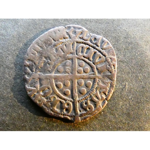 205 - ENGLAND.  Henry VII (1485-1509), silver ½-Groat, York mint, no tressure, Archbishop Savage, keys by ... 