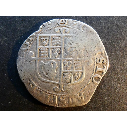 209 - ENGLAND.  Charles I (1625-1649), silver Shilling, 5.45g, Tower mint under king, mintmark triangle in... 