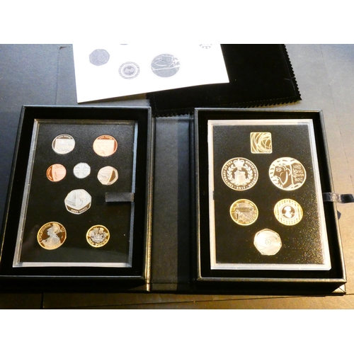 329 - UNITED KINGDOM. Proof Set. 2017, “Collector’s edition”, thirteen coins in double case, FDC