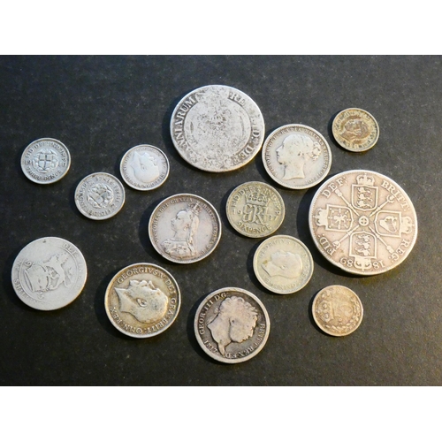 333 - UNITED KINGDOM. Various.  Silver 3 Pence (1894, 1918, 1937, 1938, 1940), Sixpence (1937, 1938), Shil... 